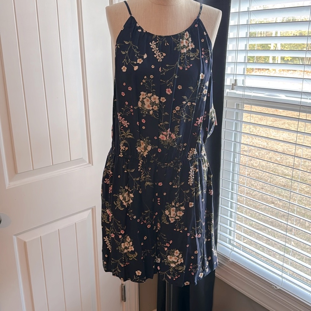 Sleeveless Surplice-Back Romper